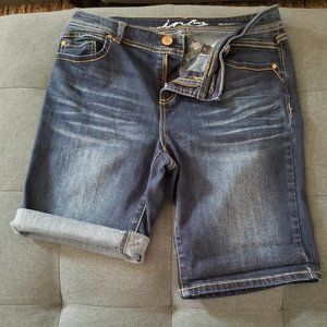 INC Jean shorts, regular fit, size 8